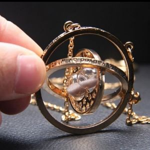 Harry Potter Time Turner Gold Neclace